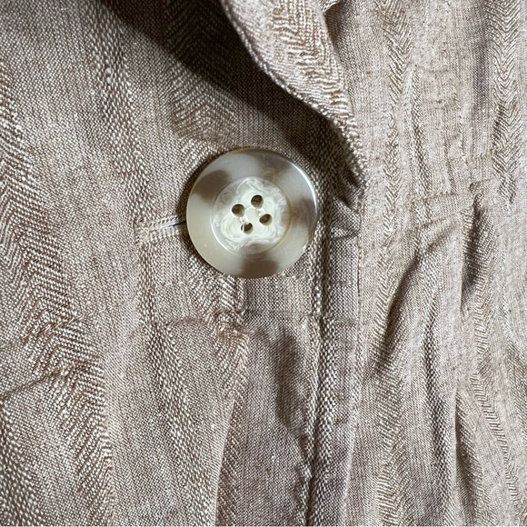 Requirements Linen Blend Lightweight Cardigan Jacket - Picture 5 of 6